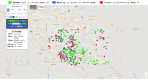 SAN JOSE REAL ESTATE MARKET UPDATE MOVE UP HOME SALES MAP DECEMBER 2017